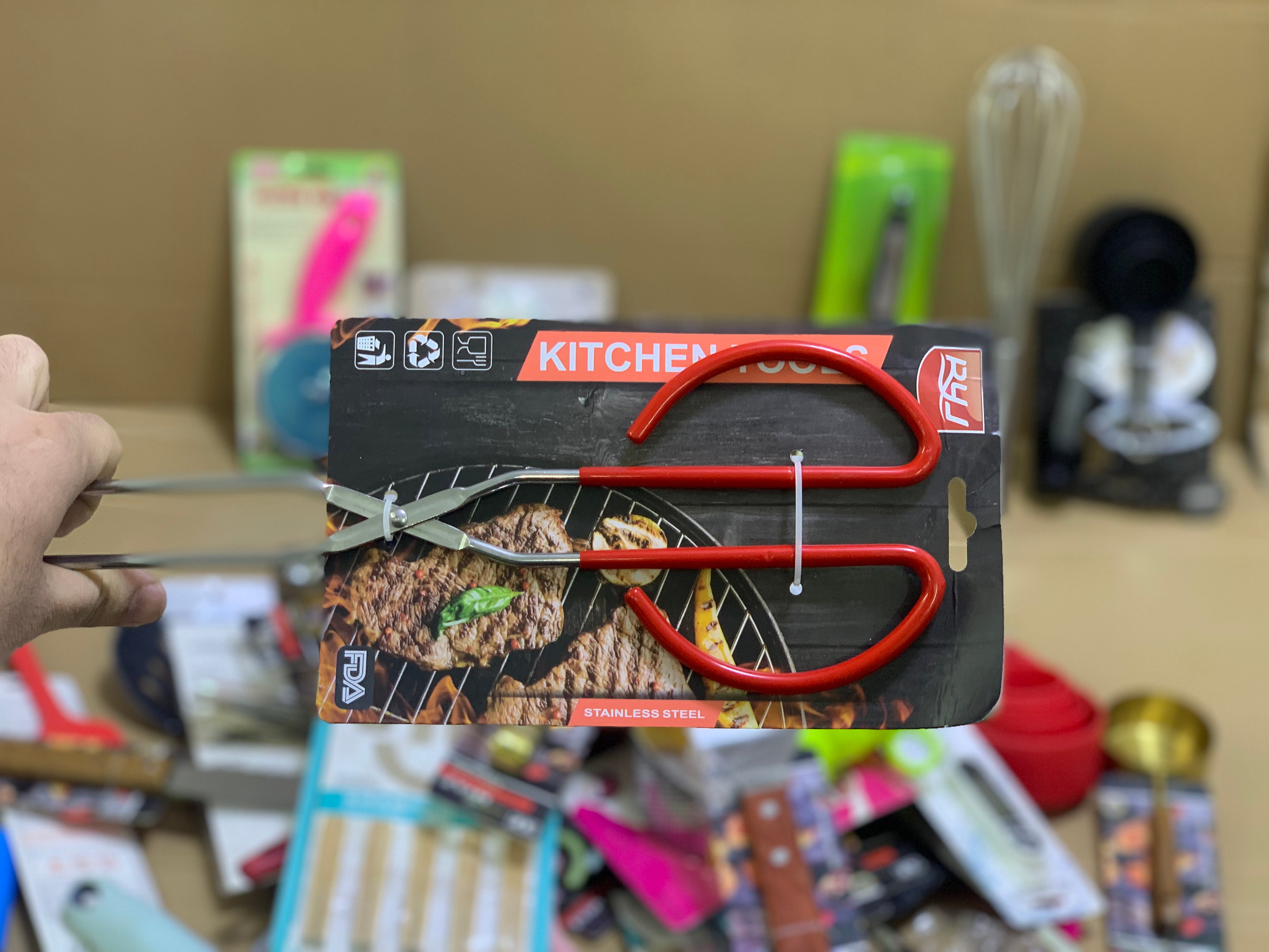 Grill Tong Stainless Steel