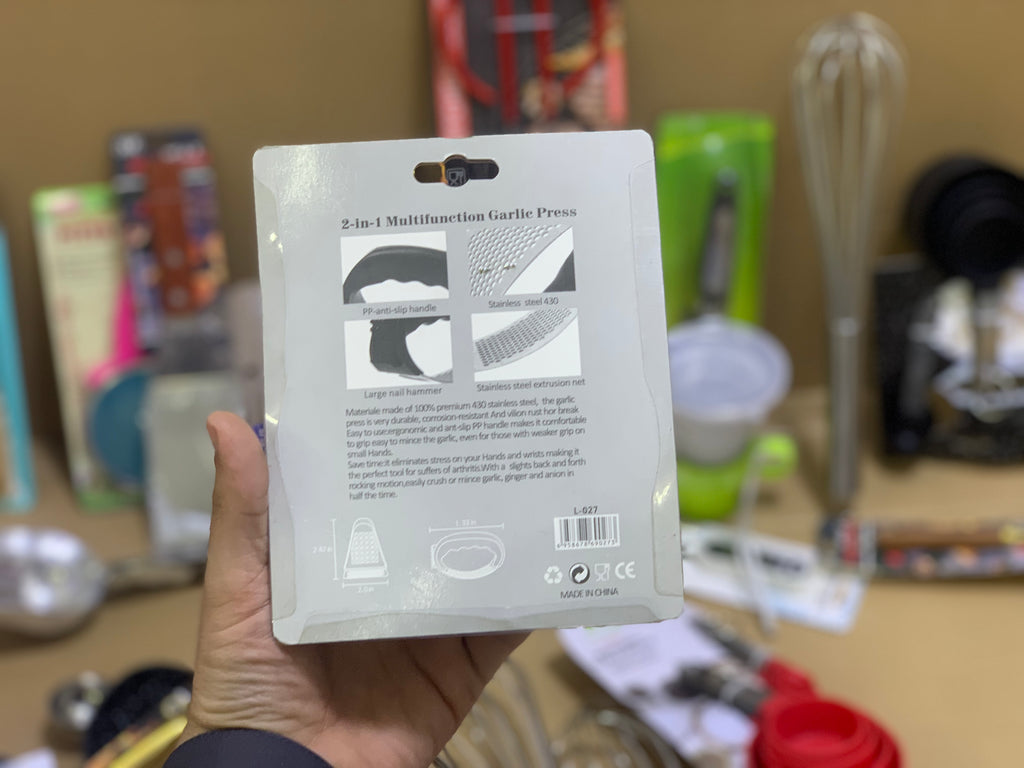 2in1 Multifunctiona Garlic Press