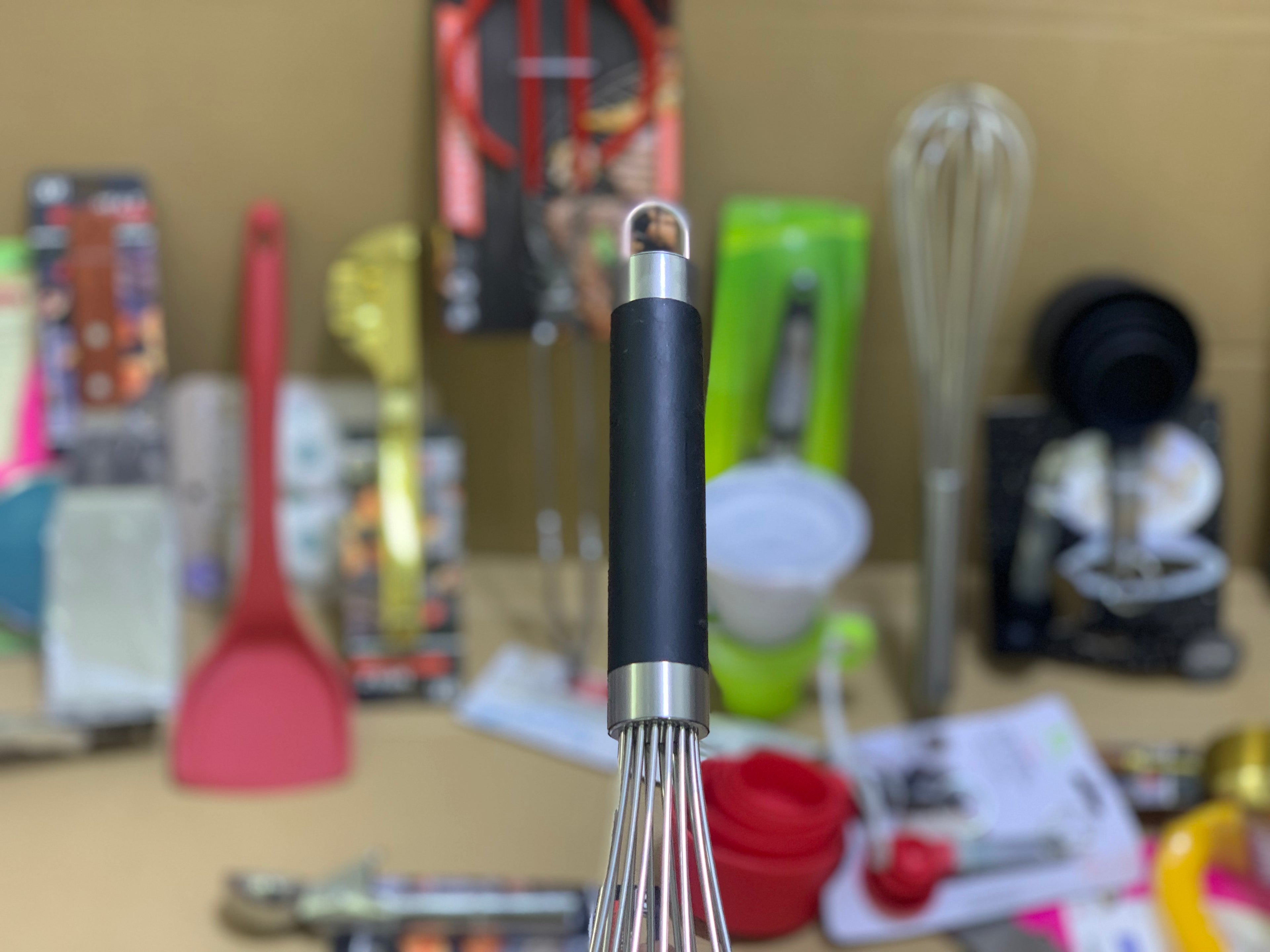 Hand Whisk with black handle