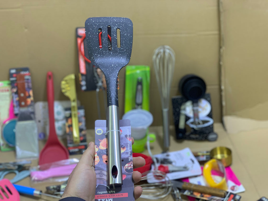 Silicon Spatula with steel handle