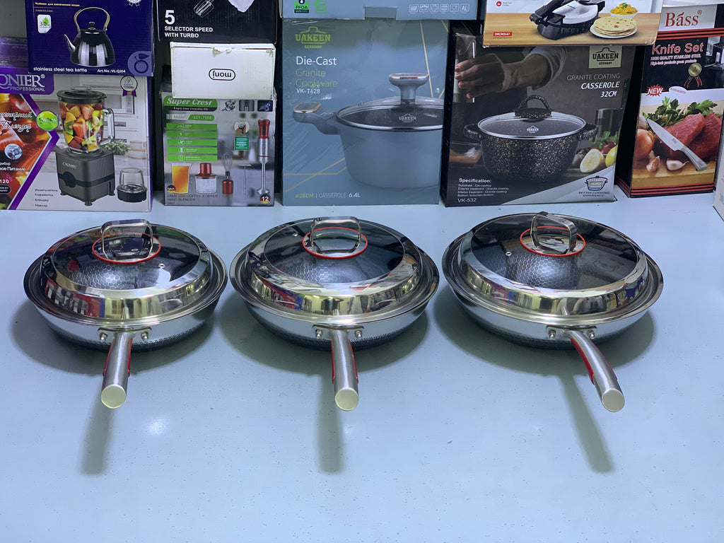 Laser Coating Deep Frying Handi and Frying pan