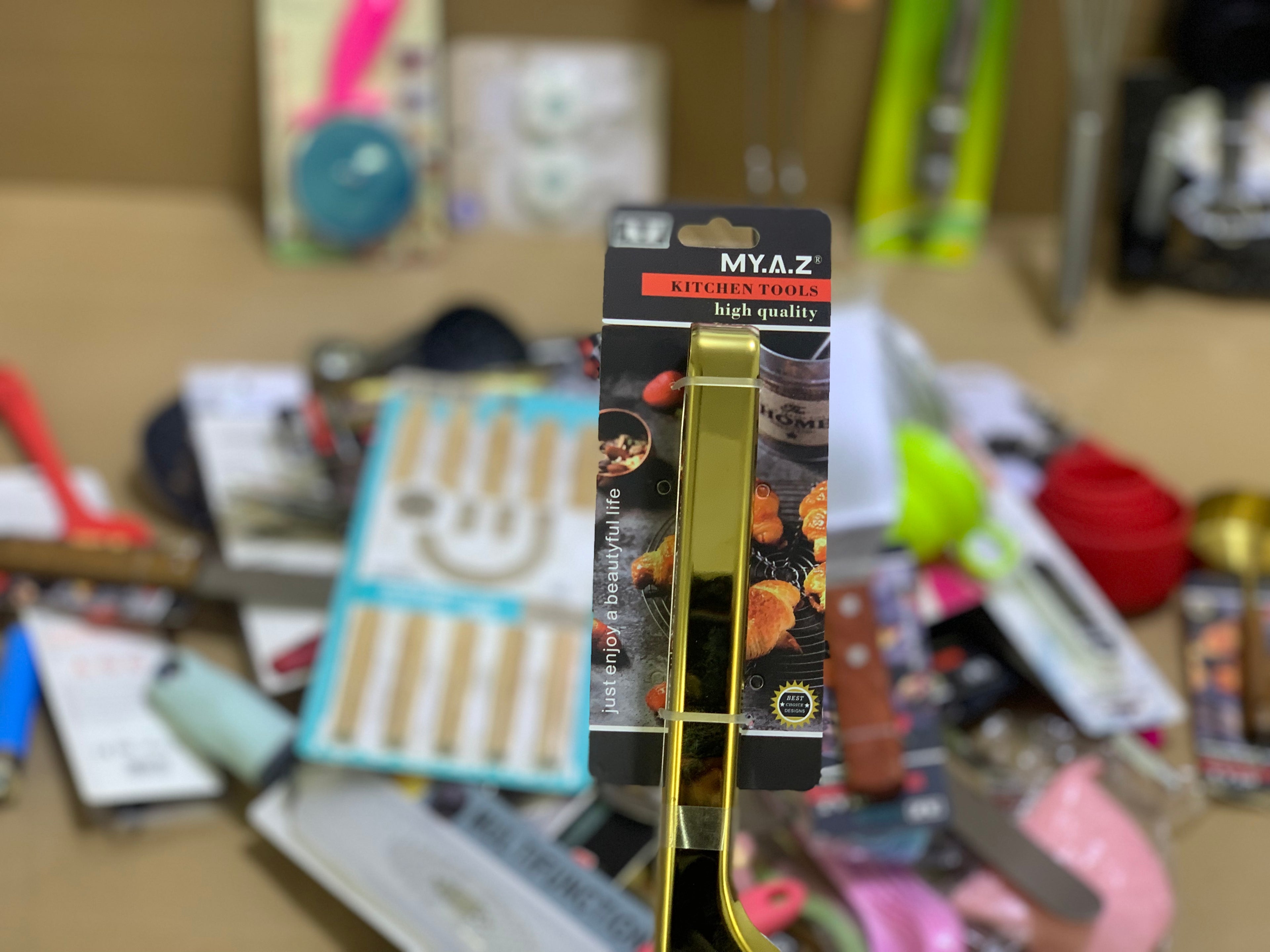 Golden Serving Tong Stainless steel