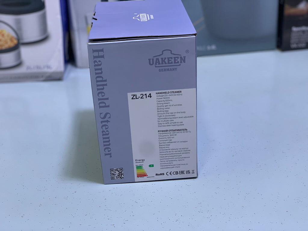 Uakeen Germany 2in1 Handheld Steamer and Kettle 250ml and 1200 watt