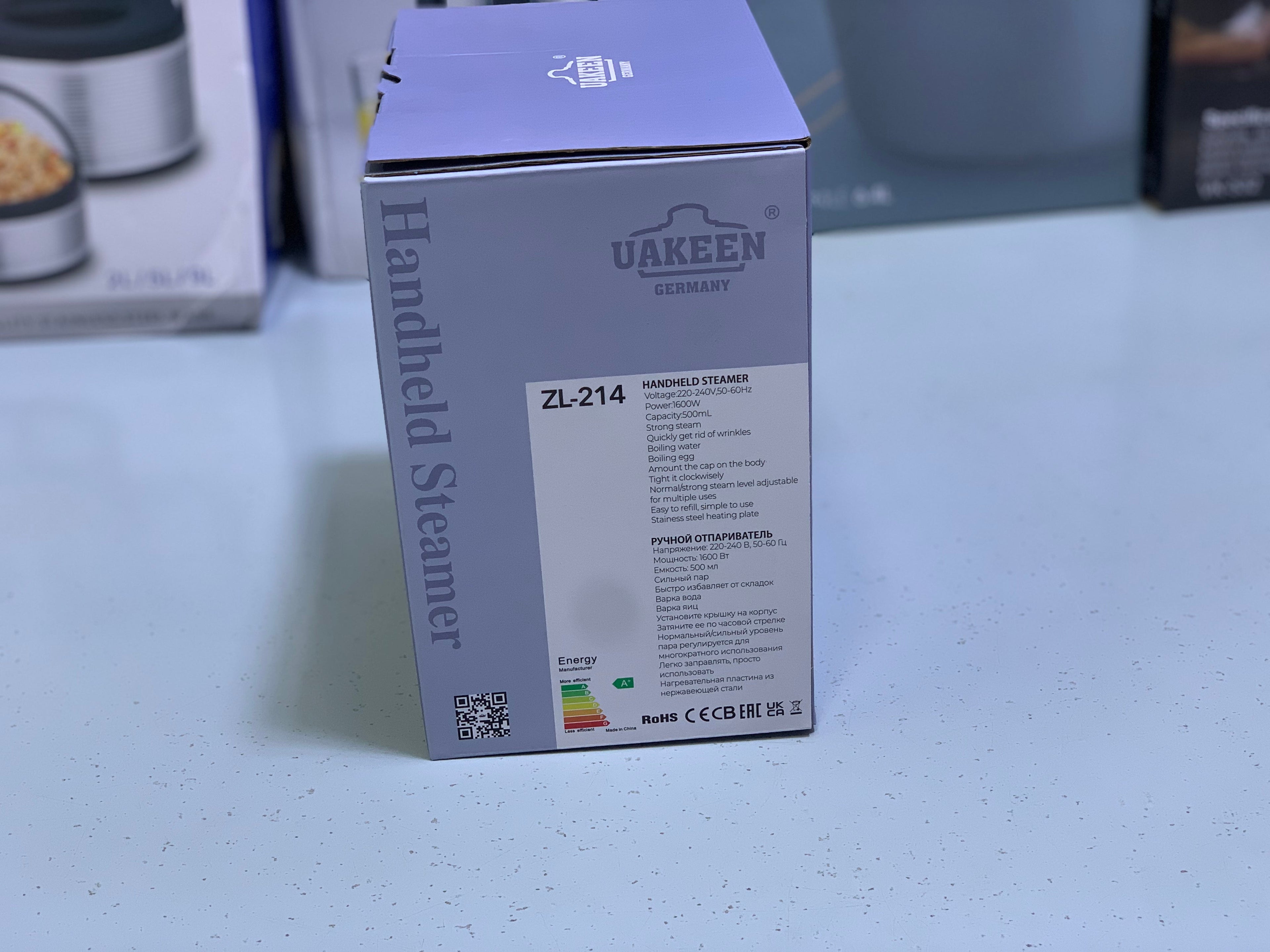 Uakeen Germany 2in1 Handheld Steamer and Kettle 250ml and 1200 watt