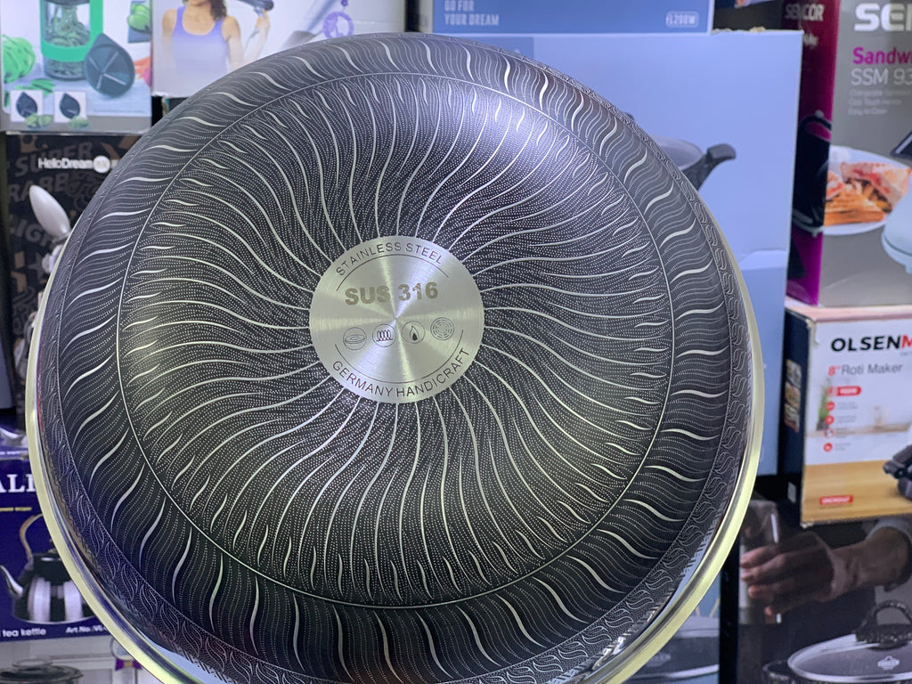 Laser Coating Deep Frying Handi and Frying pan