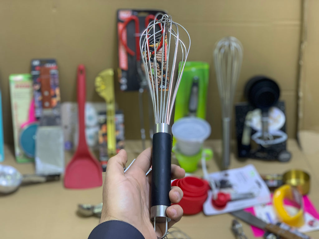 Hand Whisk with black handle
