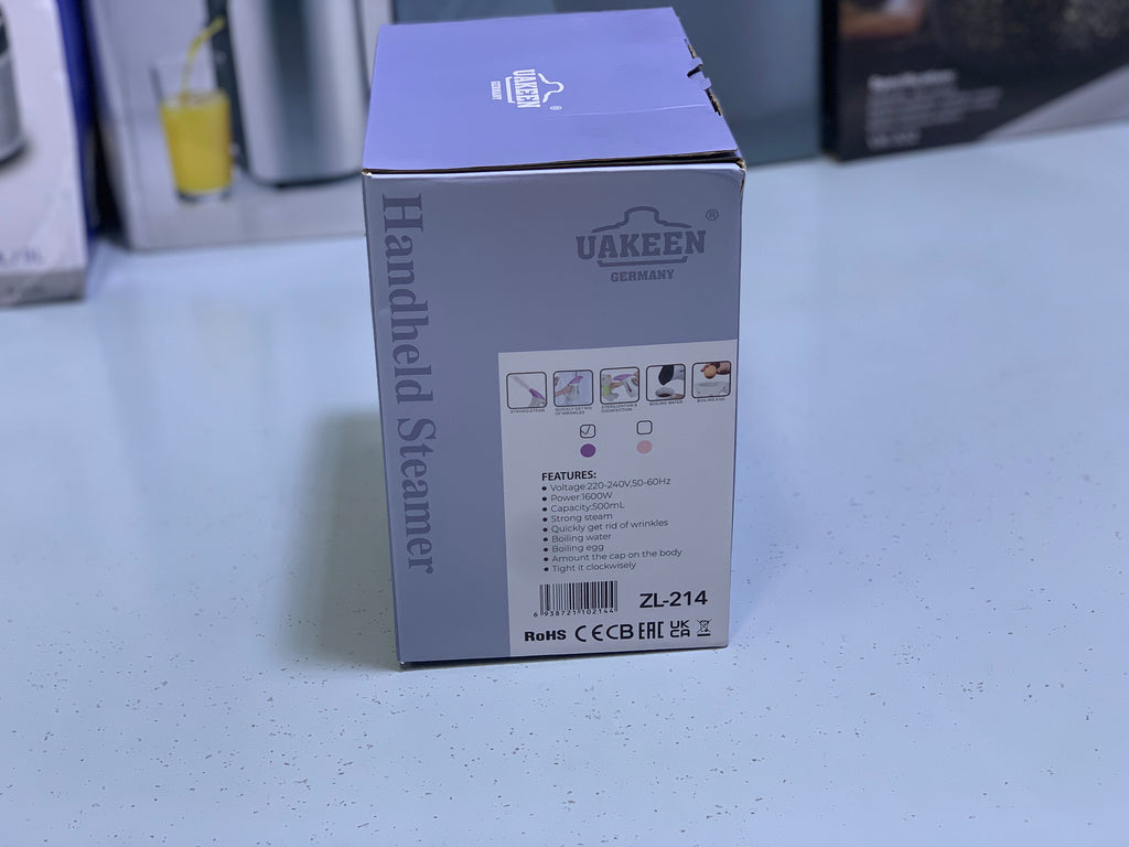 Uakeen Germany 2in1 Handheld Steamer and Kettle 250ml and 1200 watt