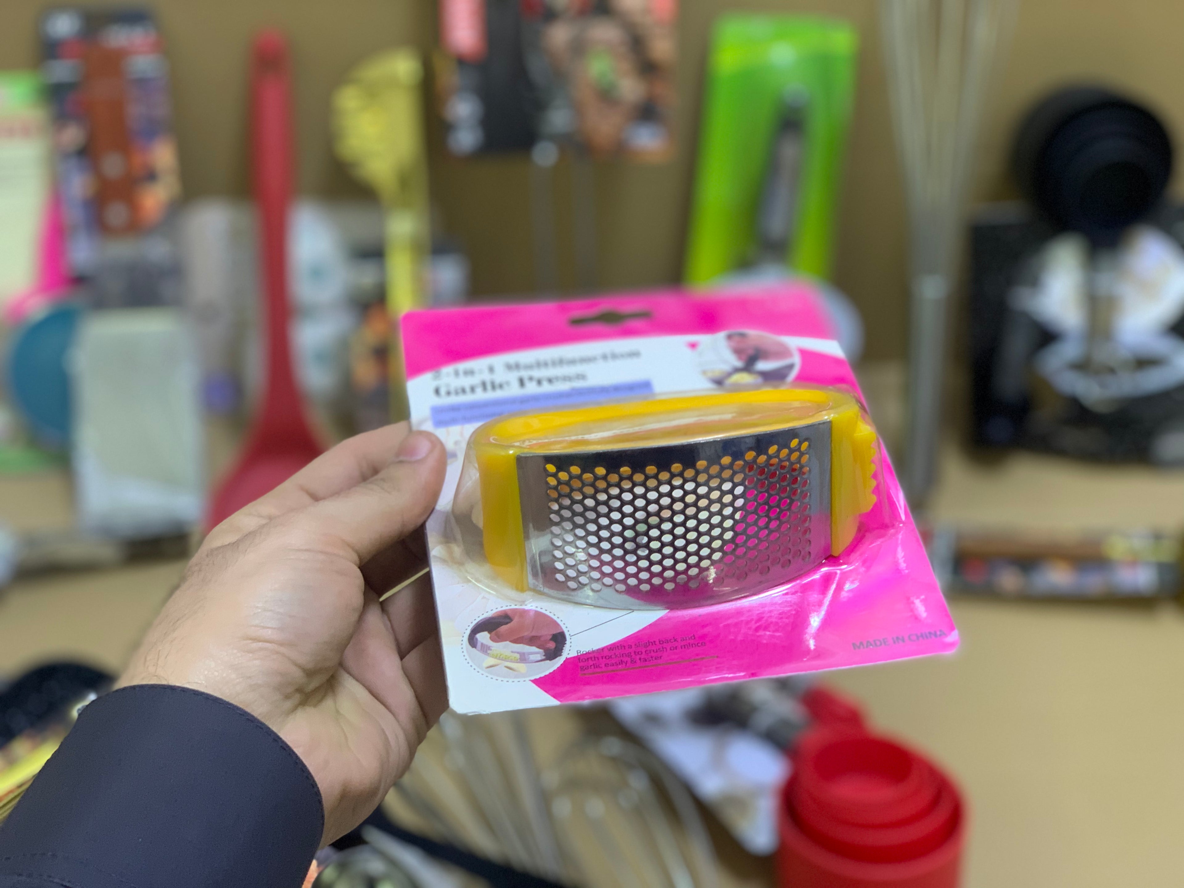 2in1 Multifunctiona Garlic Press